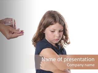 Pill Sad Medicating PowerPoint Template