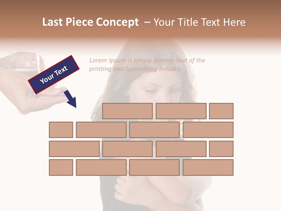 Pill Sad Medicating PowerPoint Template