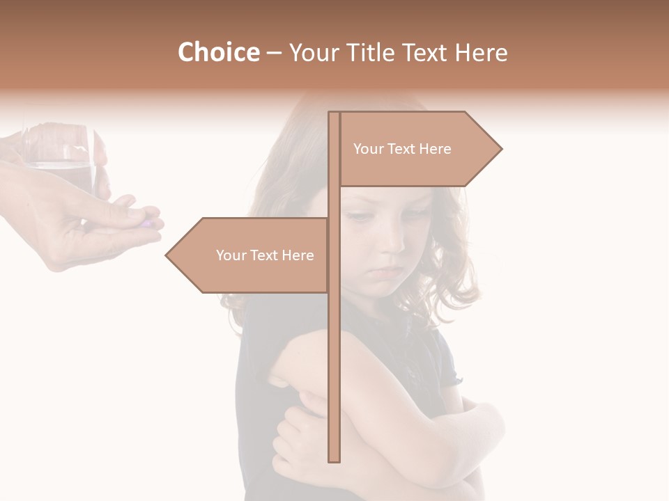 Pill Sad Medicating PowerPoint Template