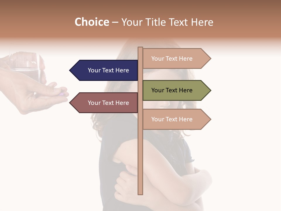 Pill Sad Medicating PowerPoint Template