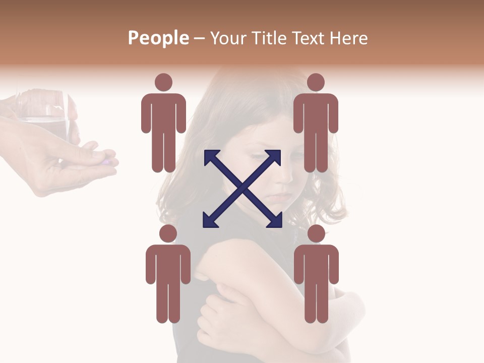 Pill Sad Medicating PowerPoint Template