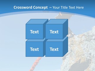 Diving Outdoors Bungee PowerPoint Template