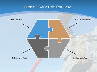 Diving Outdoors Bungee PowerPoint Template