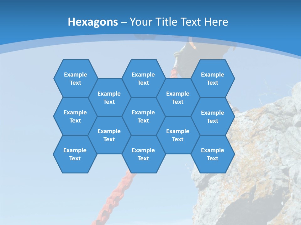 Diving Outdoors Bungee PowerPoint Template