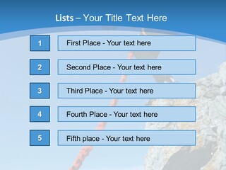 Diving Outdoors Bungee PowerPoint Template