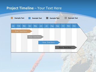 Diving Outdoors Bungee PowerPoint Template