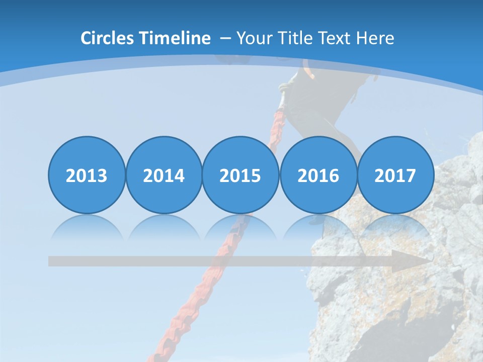 Diving Outdoors Bungee PowerPoint Template