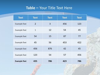 Diving Outdoors Bungee PowerPoint Template