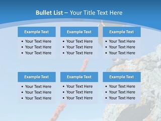 Diving Outdoors Bungee PowerPoint Template