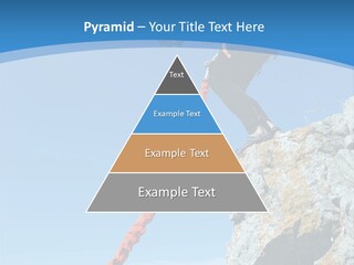 Diving Outdoors Bungee PowerPoint Template