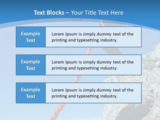 Diving Outdoors Bungee PowerPoint Template