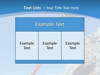 Diving Outdoors Bungee PowerPoint Template