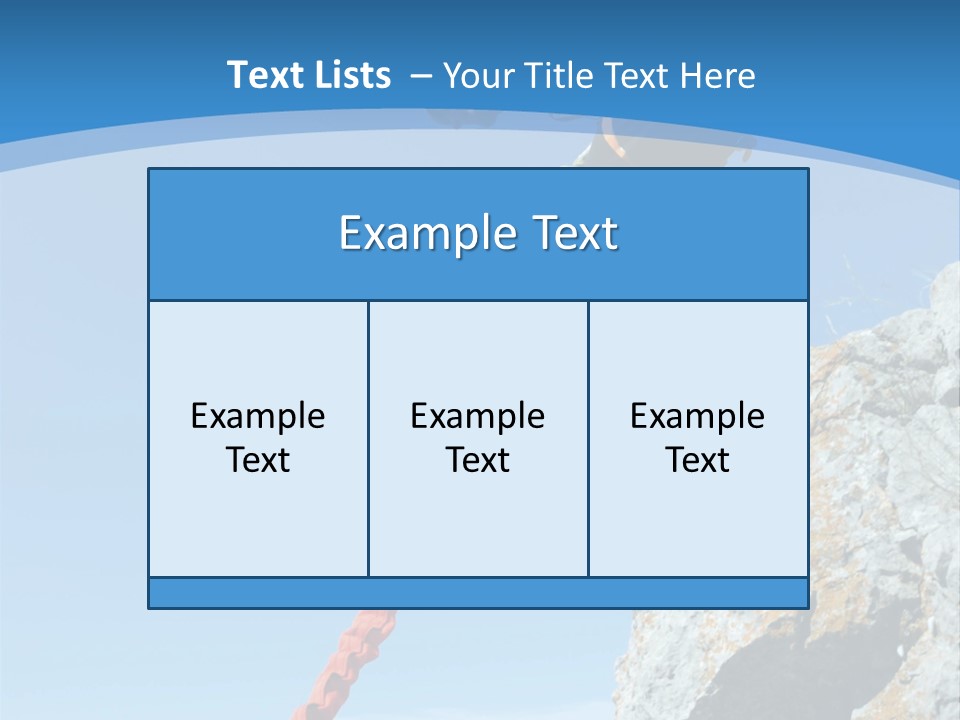 Diving Outdoors Bungee PowerPoint Template
