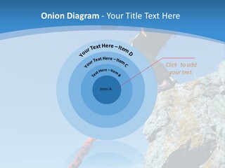 Diving Outdoors Bungee PowerPoint Template