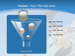 Diving Outdoors Bungee PowerPoint Template