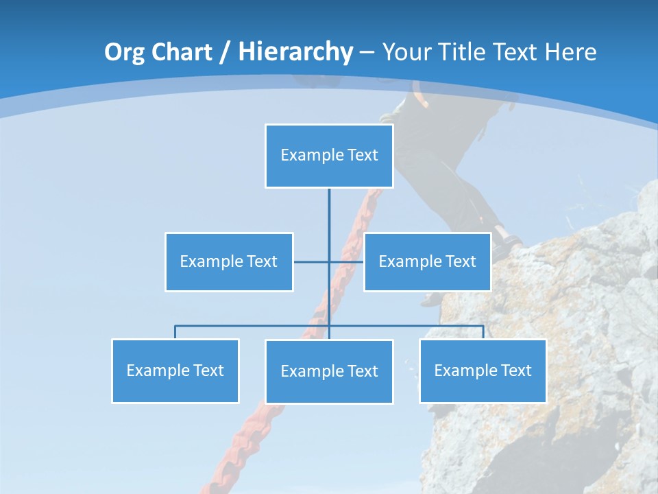 Diving Outdoors Bungee PowerPoint Template