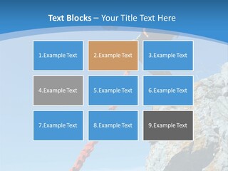 Diving Outdoors Bungee PowerPoint Template