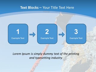 Diving Outdoors Bungee PowerPoint Template