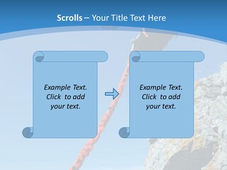 Diving Outdoors Bungee PowerPoint Template