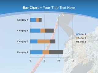 Diving Outdoors Bungee PowerPoint Template