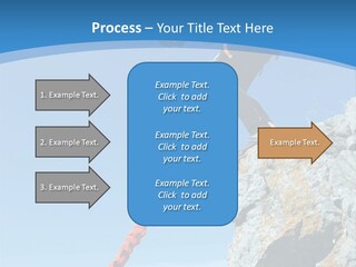 Diving Outdoors Bungee PowerPoint Template