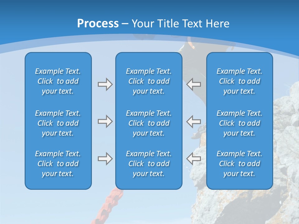 Diving Outdoors Bungee PowerPoint Template