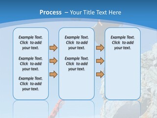 Diving Outdoors Bungee PowerPoint Template