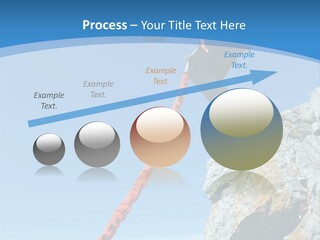 Diving Outdoors Bungee PowerPoint Template