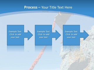 Diving Outdoors Bungee PowerPoint Template