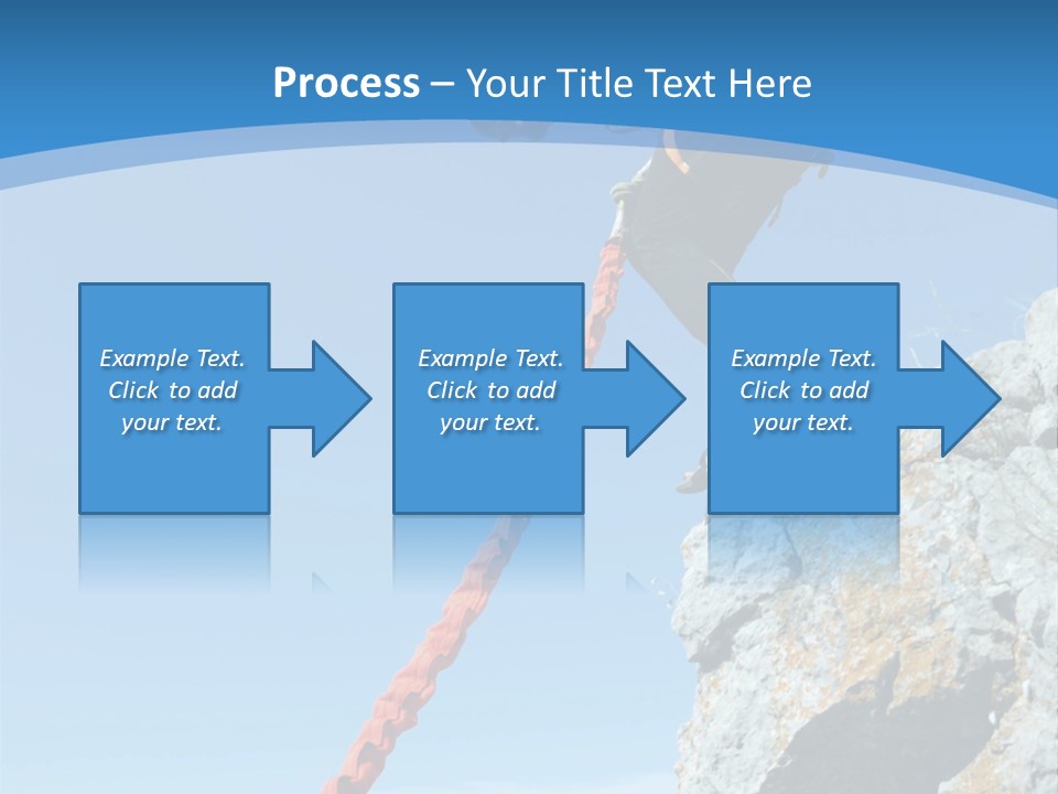 Diving Outdoors Bungee PowerPoint Template