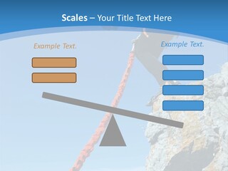 Diving Outdoors Bungee PowerPoint Template