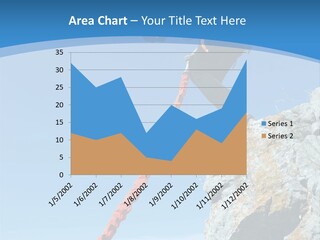 Diving Outdoors Bungee PowerPoint Template
