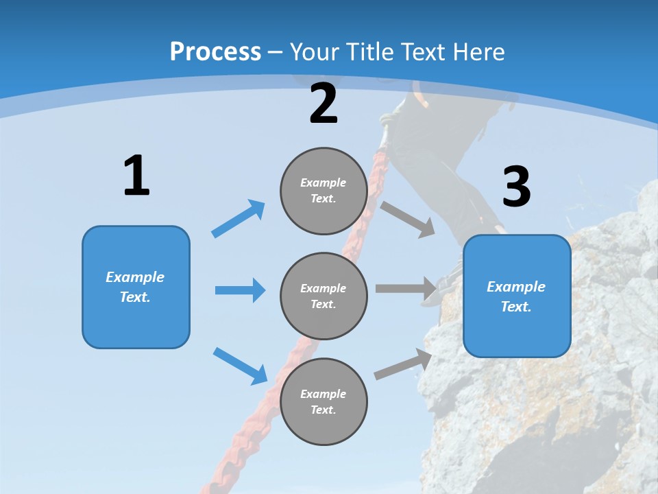 Diving Outdoors Bungee PowerPoint Template