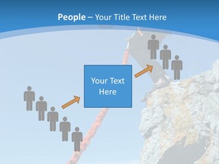 Diving Outdoors Bungee PowerPoint Template