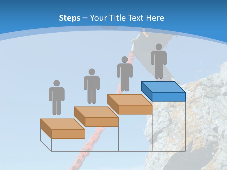 Diving Outdoors Bungee PowerPoint Template