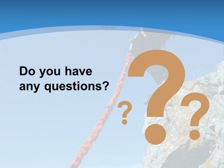 Diving Outdoors Bungee PowerPoint Template