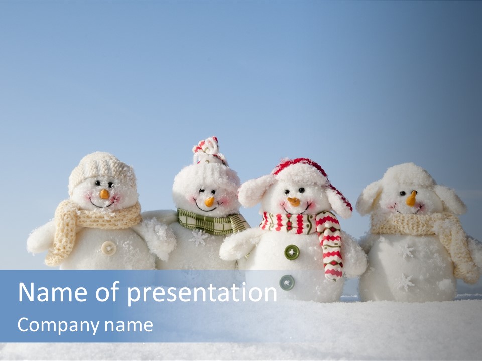 Holiday Nature Polar PowerPoint Template
