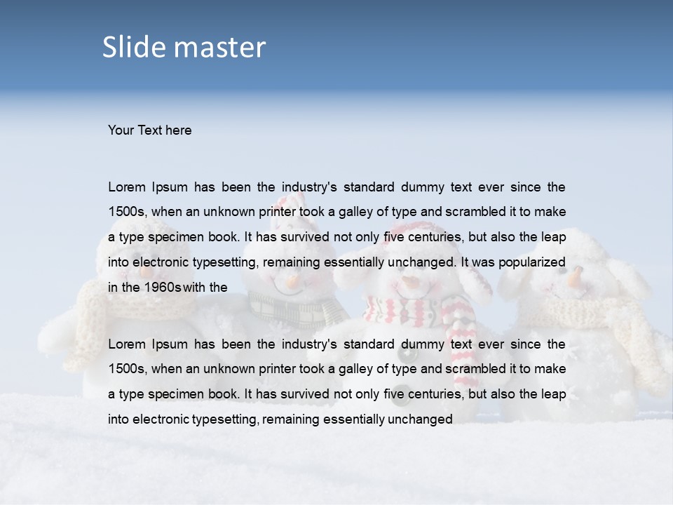 Holiday Nature Polar PowerPoint Template