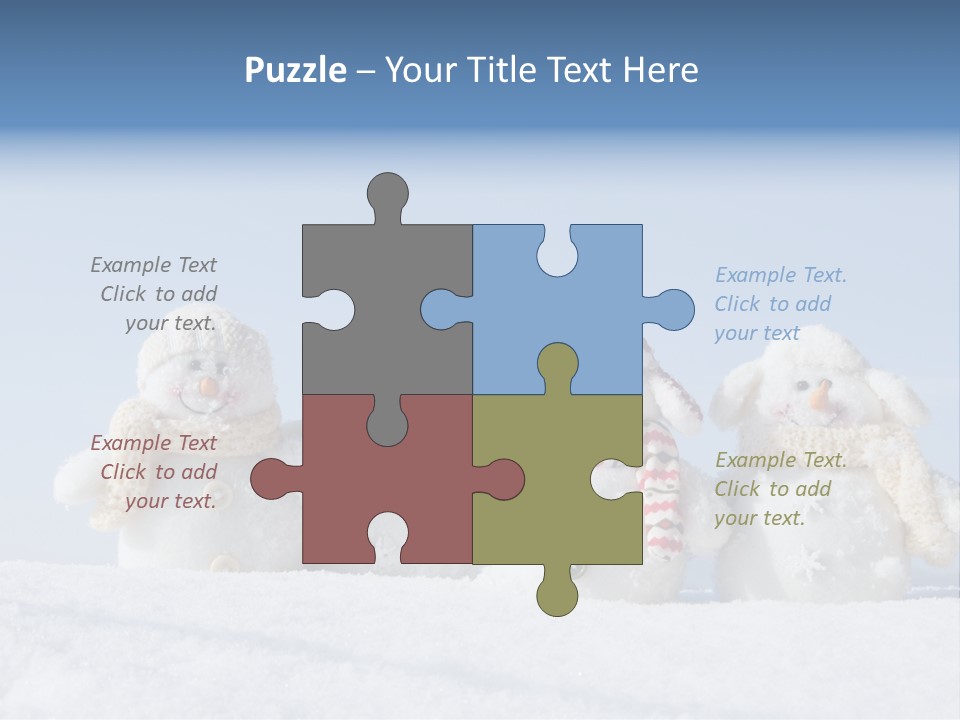Holiday Nature Polar PowerPoint Template