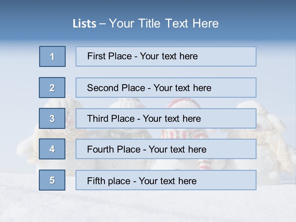 Holiday Nature Polar PowerPoint Template