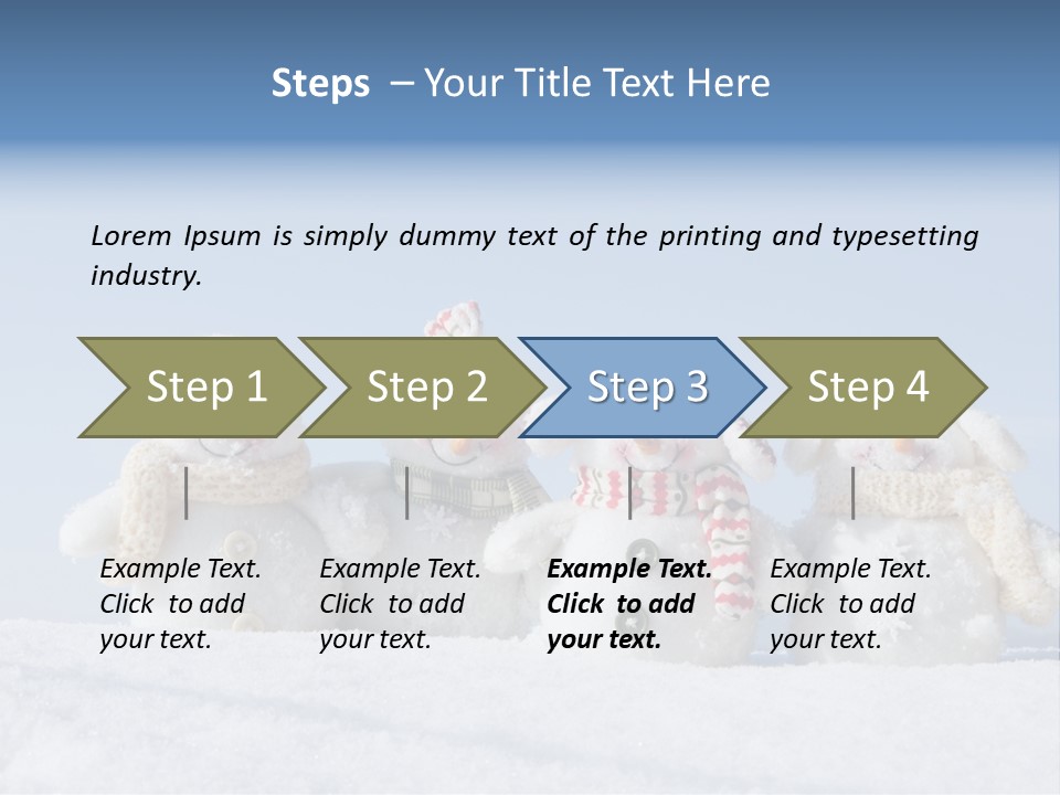 Holiday Nature Polar PowerPoint Template