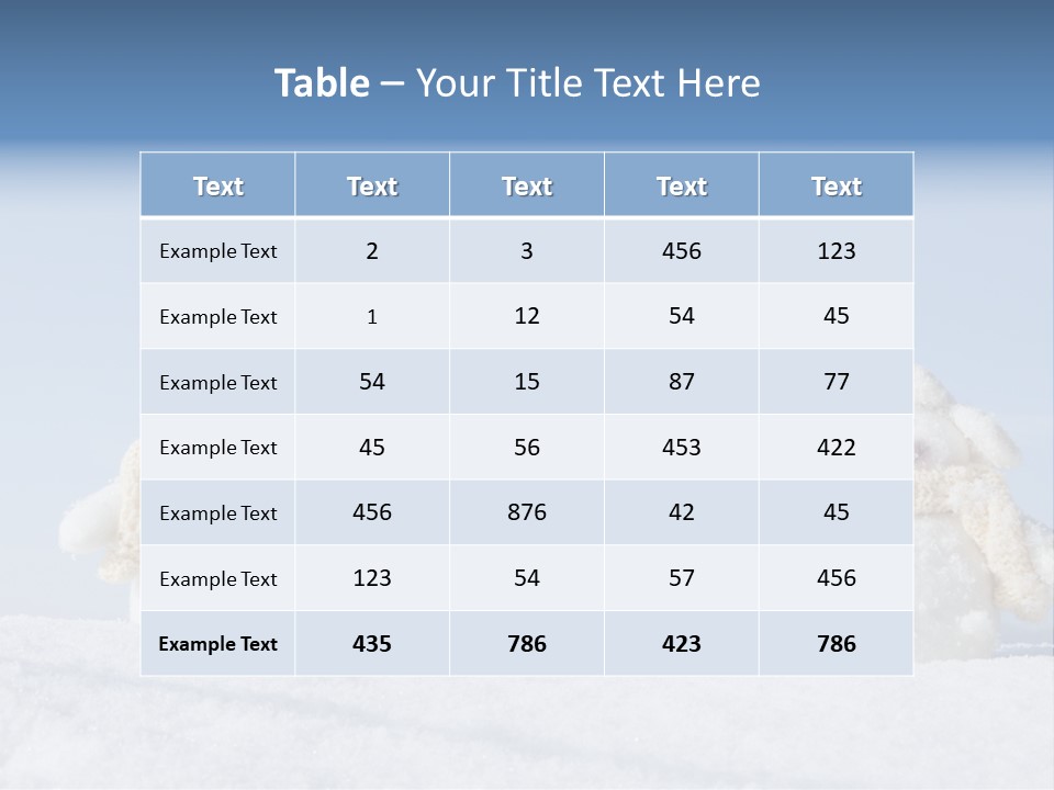 Holiday Nature Polar PowerPoint Template