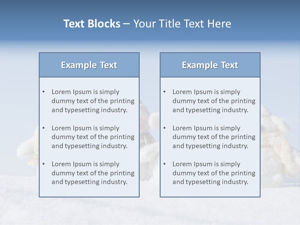 Holiday Nature Polar PowerPoint Template