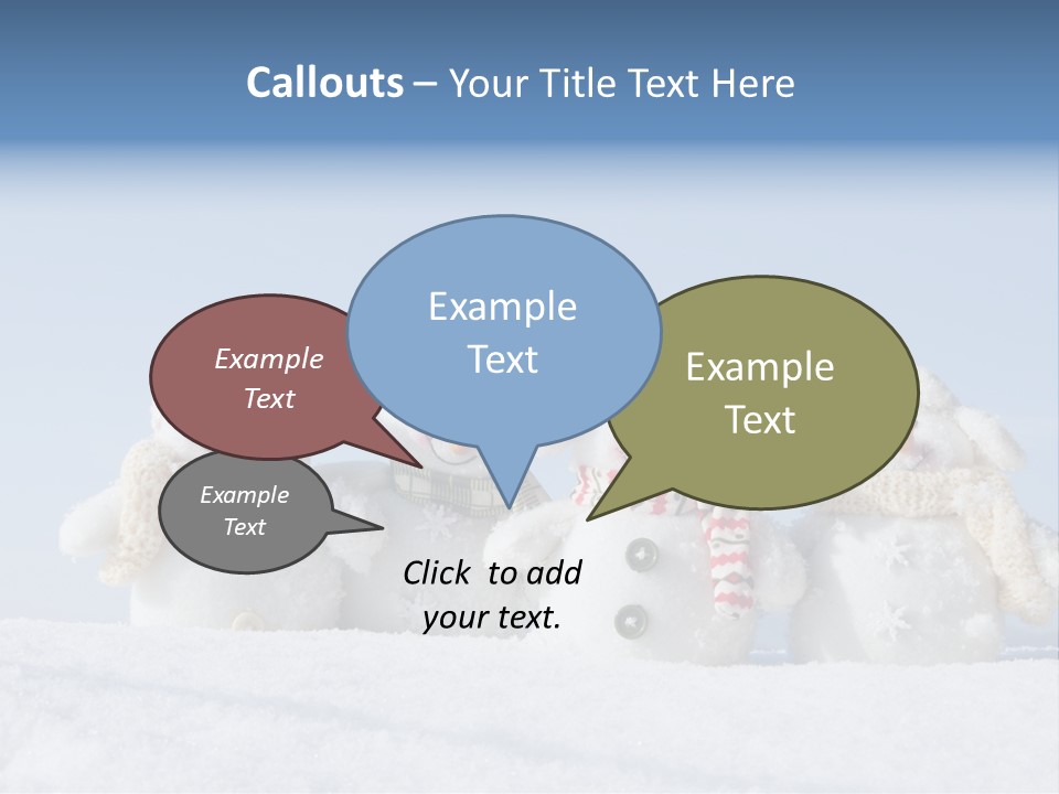 Holiday Nature Polar PowerPoint Template