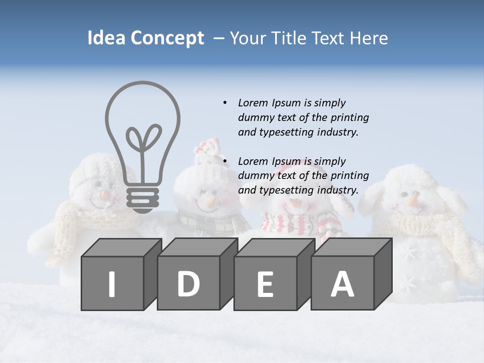 Holiday Nature Polar PowerPoint Template