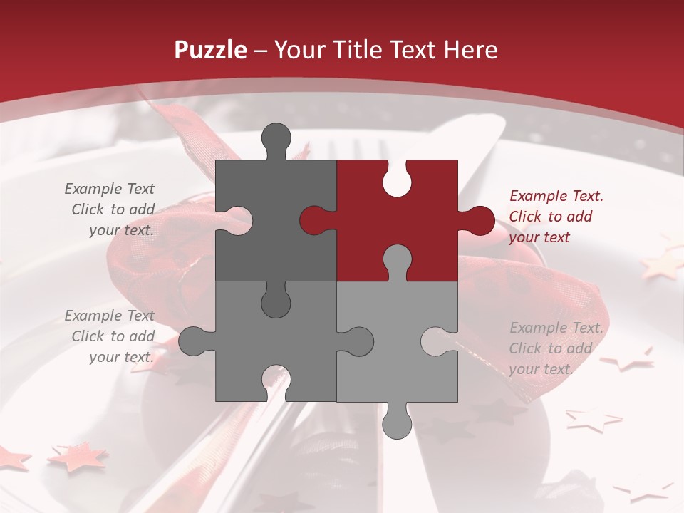 Eat Plate Xmas PowerPoint Template