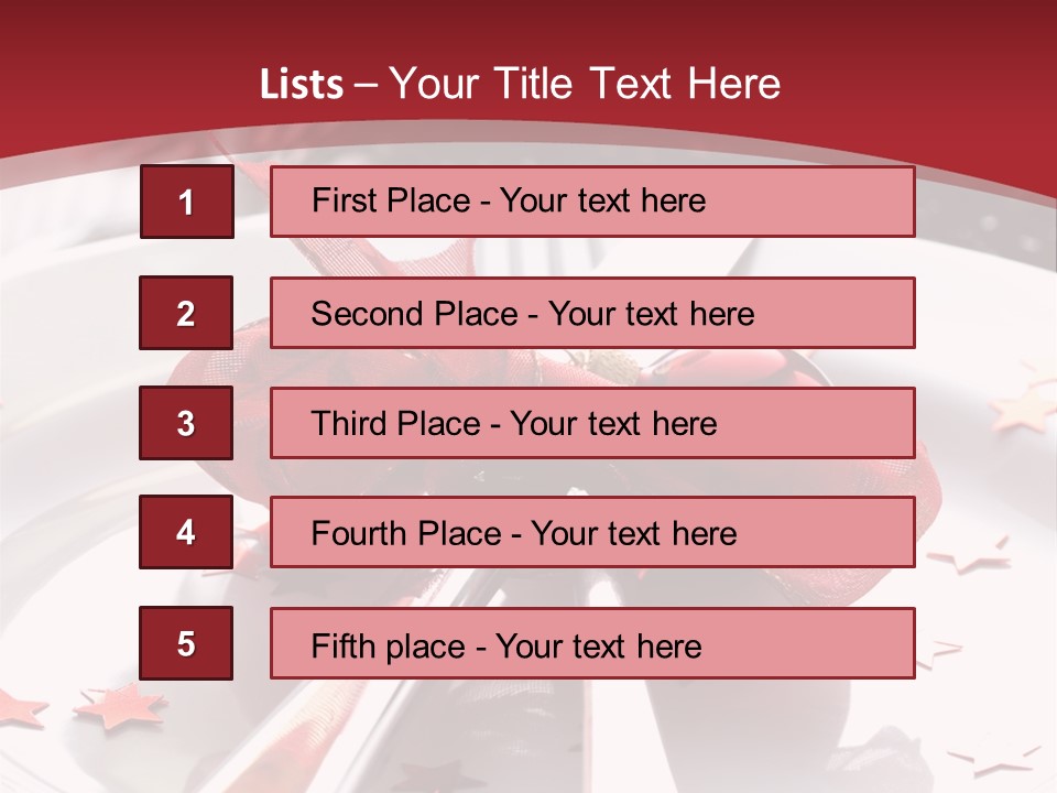 Eat Plate Xmas PowerPoint Template