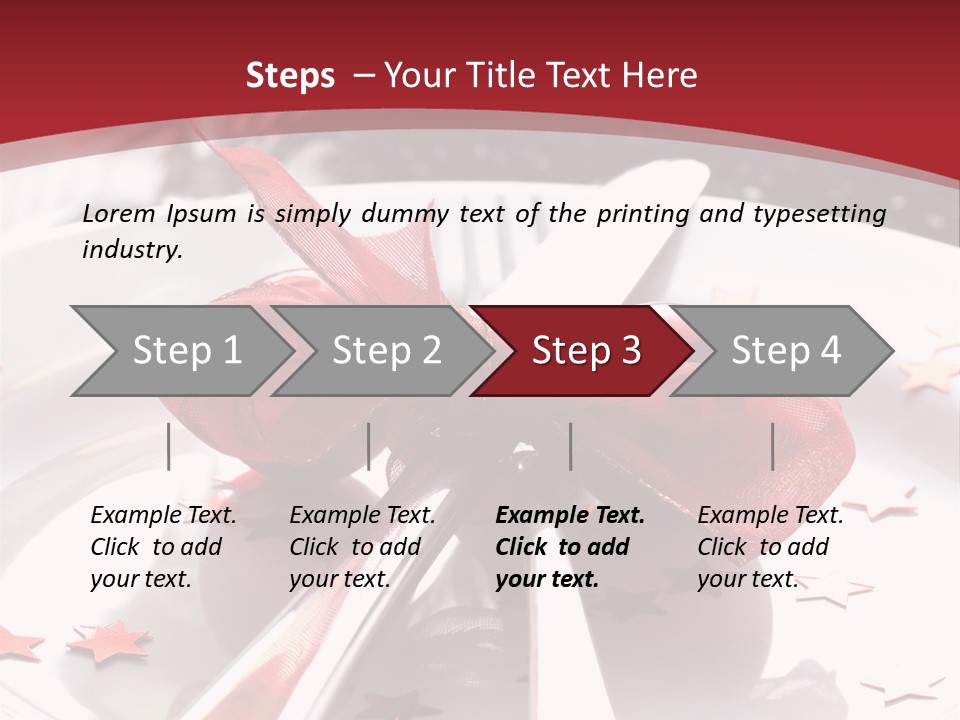 Eat Plate Xmas PowerPoint Template