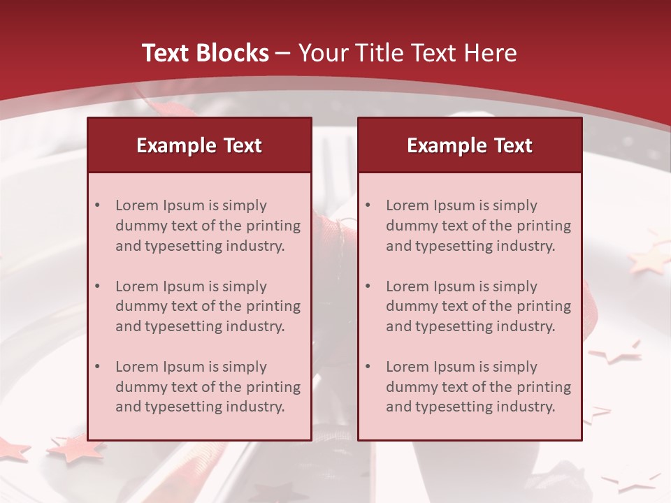 Eat Plate Xmas PowerPoint Template