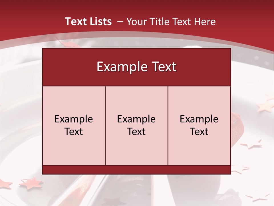 Eat Plate Xmas PowerPoint Template